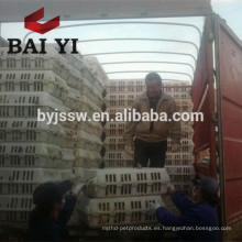 Caja de pollo en vivo de plástico Caja de transporte de aves de corral